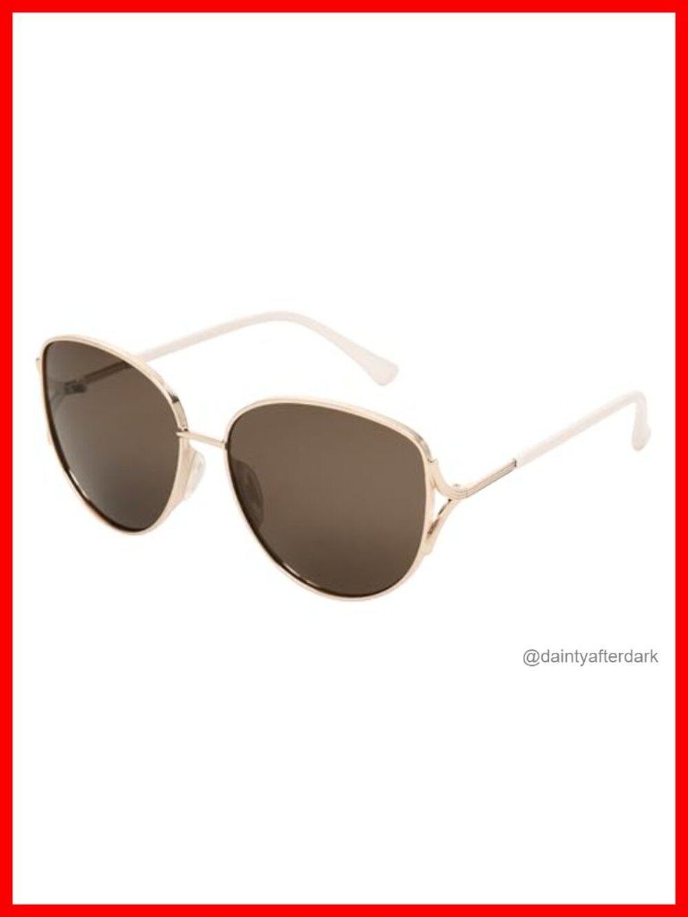Cat Eye Sunglasses with UV Protection Scratch Resistant Recycled Metal Frame